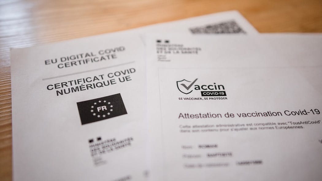 Certificat de vaccination