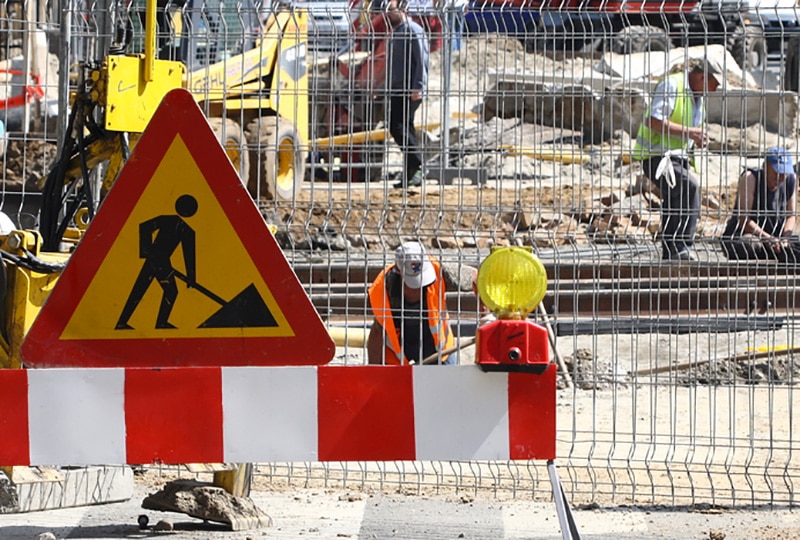 Nombreux chantiers prévus ce week-end à Luxembourg-ville : place de la Gare, pont rouge, quartier du Kirchberg et quartier du Rollingergrund