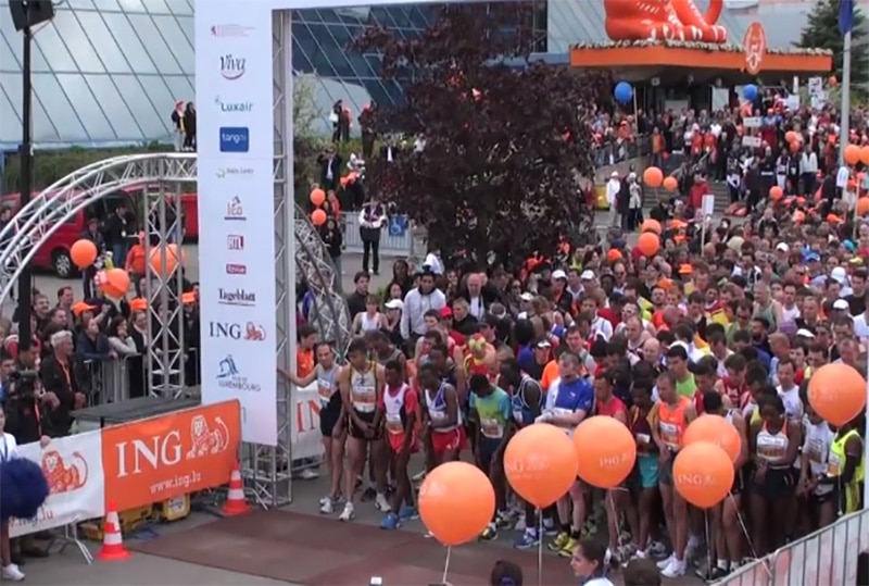 Départ de l'ING Marathon Luxembourg
