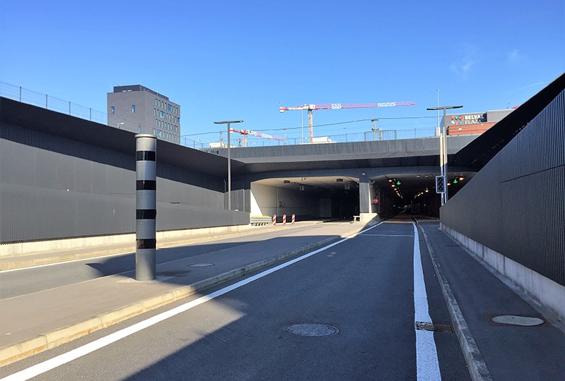 Nouveau radar au niveau du tunnel Micheville à Belval au Luxembourg